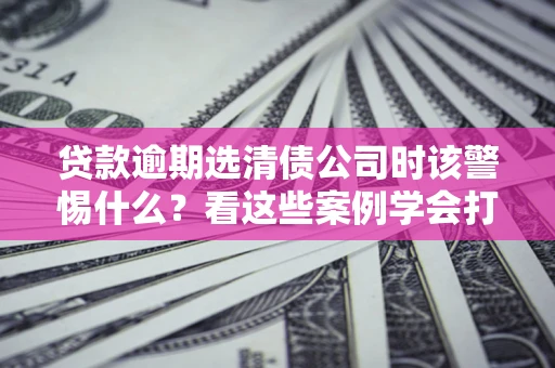 武汉贷款逾期选清债公司时该警惕什么？看这些案例学会打翻身仗