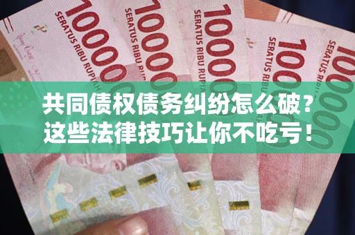 武汉共同债权债务纠纷怎么破？这些法律技巧让你不吃亏！