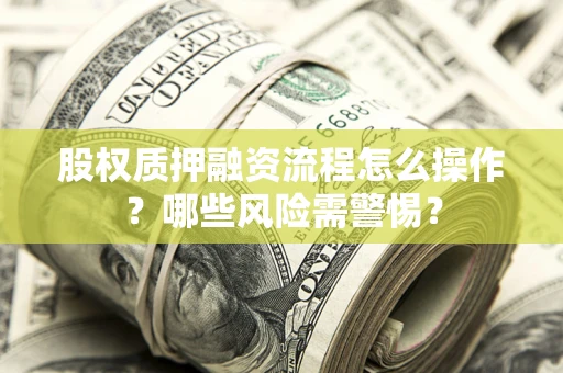 武汉股权质押融资流程怎么操作？哪些风险需警惕？