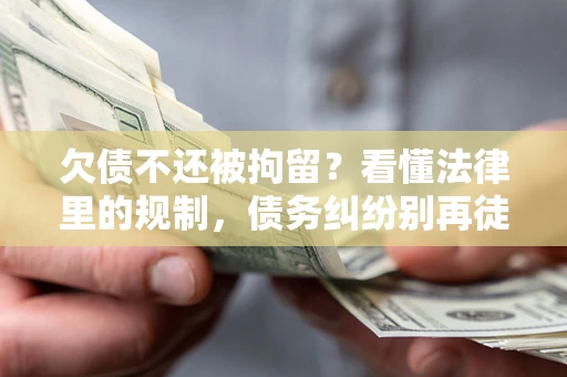 武汉欠债不还被拘留？看懂法律里的规制，债务纠纷别再徒劳奔波