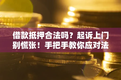 武汉借款抵押合法吗？起诉上门别慌张！手把手教你应对法律程序