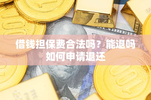 武汉借钱担保费合法吗？能退吗如何申请退还
