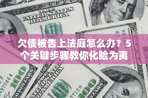 武汉欠债被告上法庭怎么办？5个关键步骤教你化险为夷
